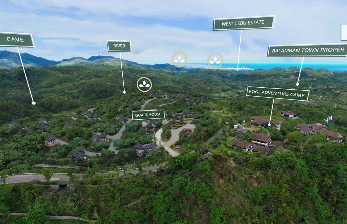 OVERVIEW of the Foressa Mountain Town in Cebu.